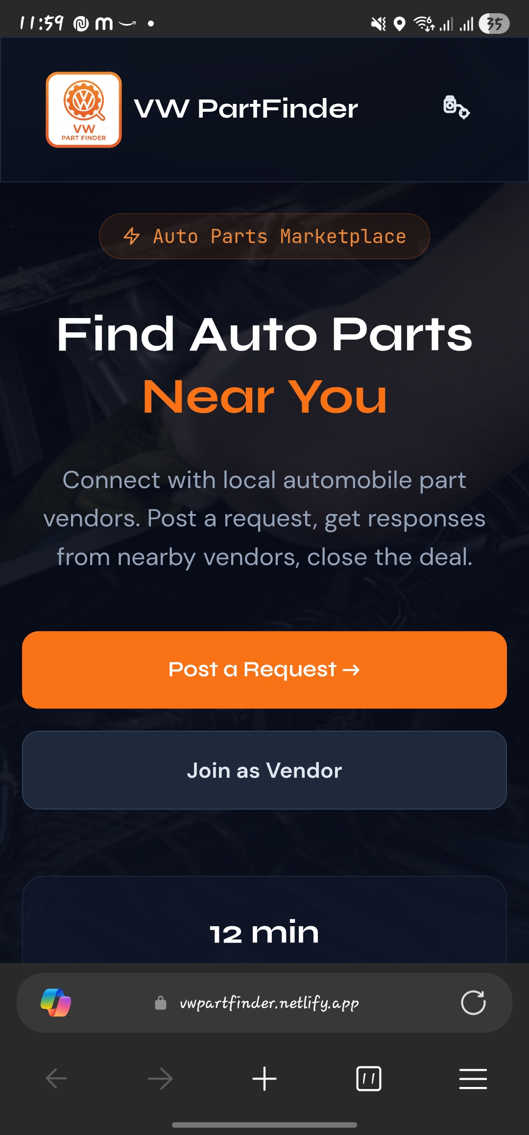 VW Part Finder