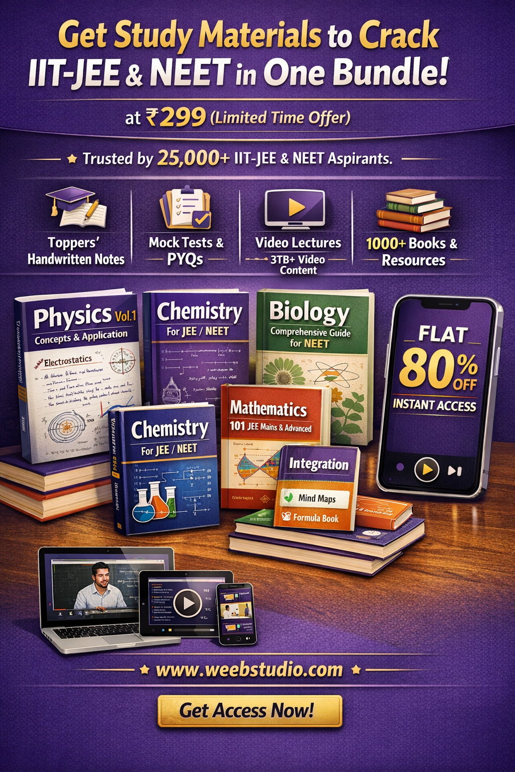 IIT-JEE & NEET Complete Digital Study Bundle